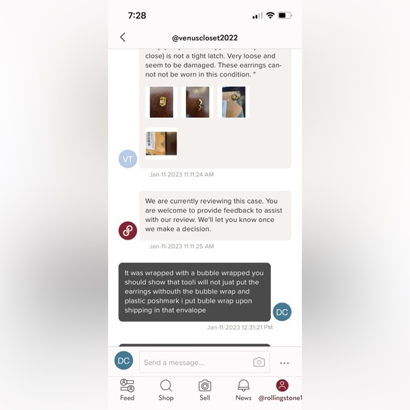Jewelry - SCAM ALERT!!!!' Watch out for this buyer!!!!venuscloset2022 is a thief!